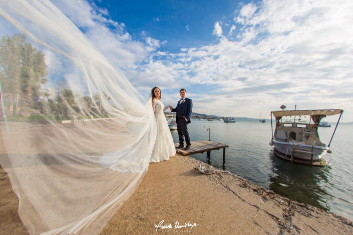 Nagihan ve Erdem Cunda Dış Mekan Düğün Fotoğrafları. Düğün Fotoğrafçısı Funda Demirkaya (11)