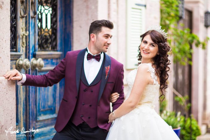 Cunda Alibey Adası Ayvalık Balıkesir dış çekim düğün fotoğrafları Merve ve Ahmet
