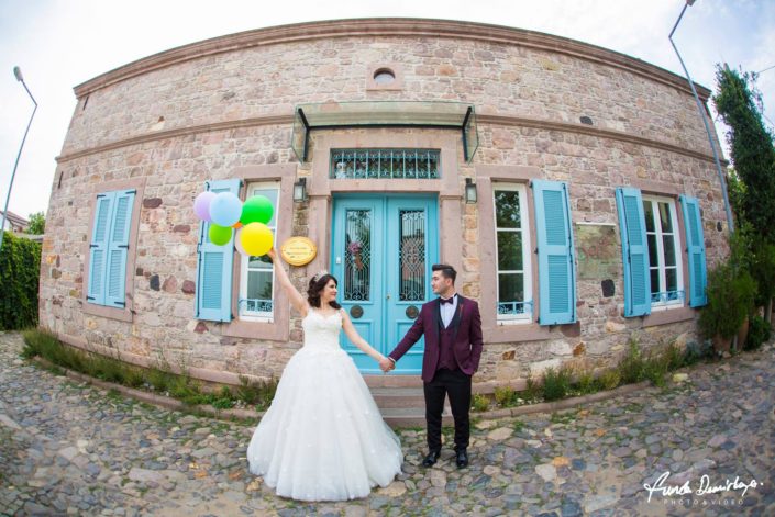 Cunda Alibey Adası Ayvalık Balıkesir dış çekim düğün fotoğrafları Merve ve Ahmet