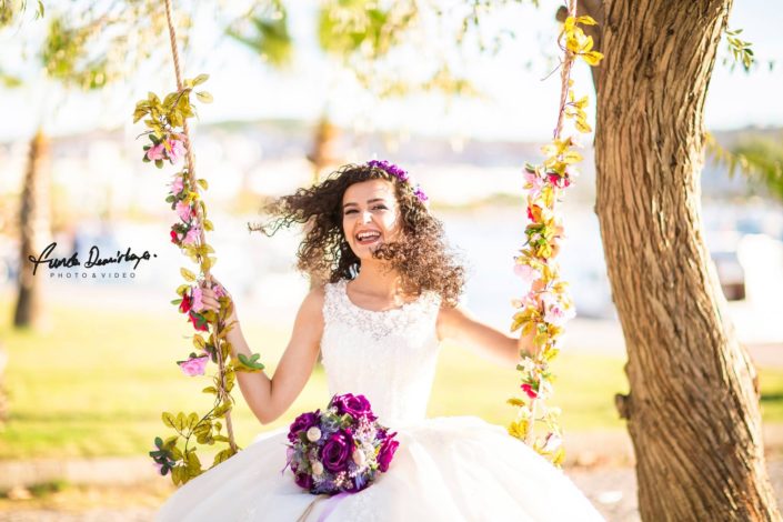 Elif ve Emre Ayvalık Cunda Adası Dış Çekim Düğün Fotoğrafları
