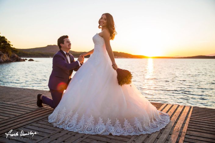 Hatice ve Erdem Ayvalık Cunda Adası Dış Çekim Düğün Fotoğrafları